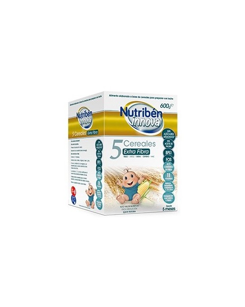 Nutribén Innova® 5 Cereales Extra Fibra  600 gr sin aceite palma