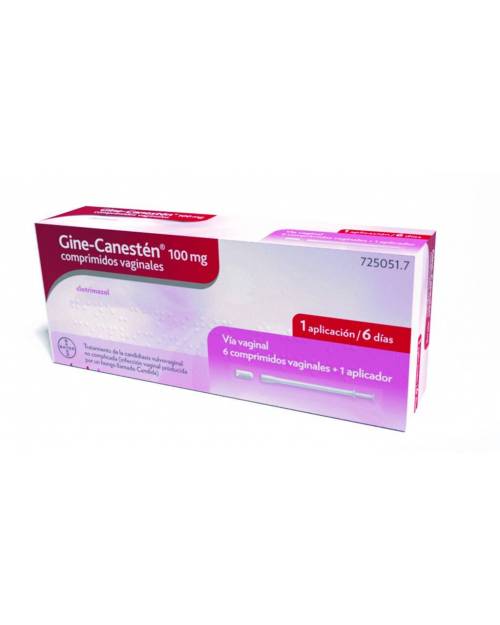 GINE-CANESTEN 100 mg COMPRIMIDOS VAGINALES