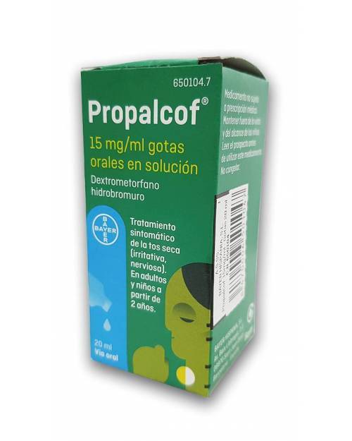 PROPALCOF 15 mg/ml GOTAS ORALES EN SOLUCION