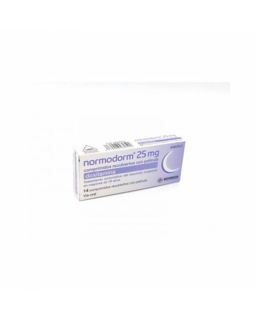 NORMODORM 25 MG COMPRIMIDOS RECUBIERTOS CON PELICULA