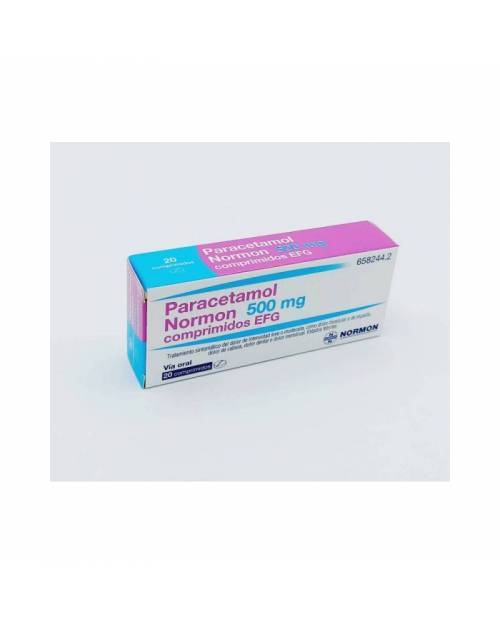 PARACETAMOL NORMON 500 mg COMPRIMIDOS EFG