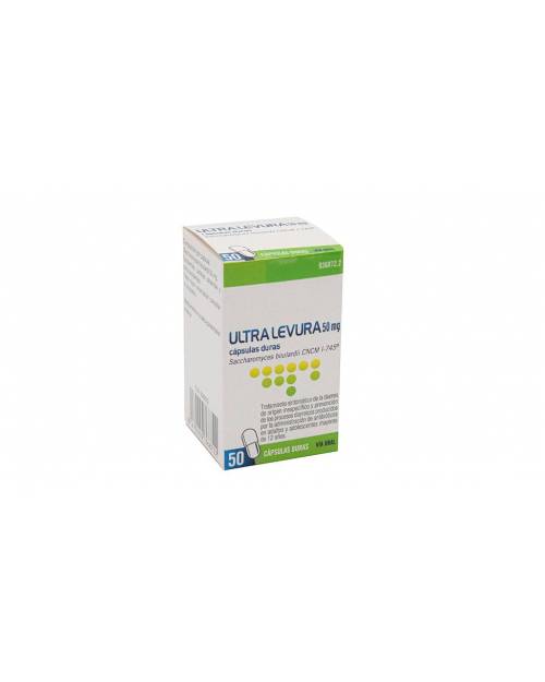 ULTRA-LEVURA 50 mg CAPSULAS DURAS