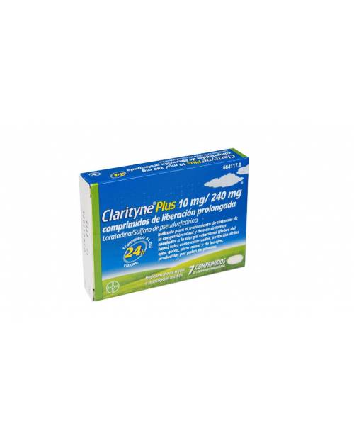 CLARITYNE PLUS 10mg/240mg COMPRIMIDOS DE LIBERACION PROLONGADA