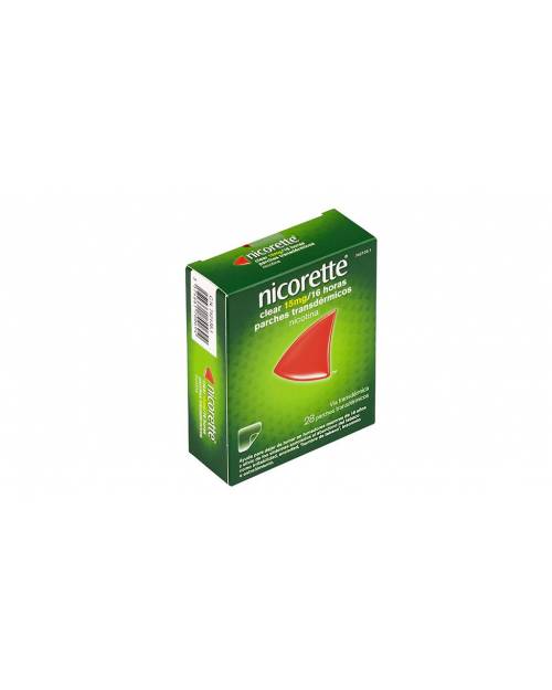 NICORETTE CLEAR 15 MG/16 HORAS PARCHES TRANSDERMICOS