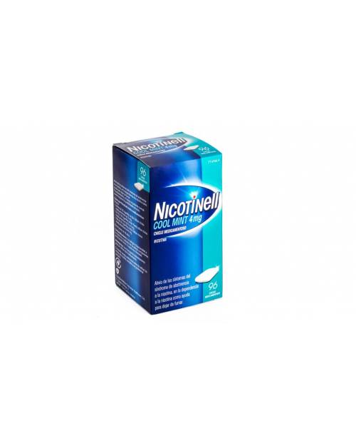 NICOTINELL COOL MINT 4 mg CHICLE MEDICAMENTOSO