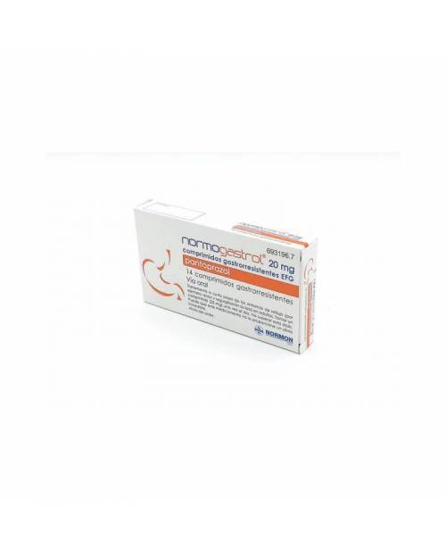 NORMOGASTROL 20 mg COMPRIMIDOS GASTRORRESISTENTES