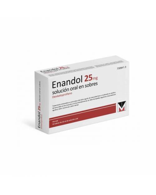 ENANDOL 25 MG SOLUCION ORAL EN SOBRES