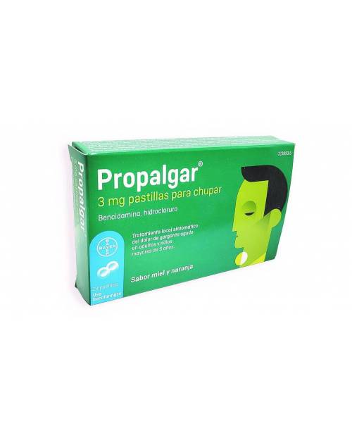 PROPALGAR 3 MG PASTILLAS PARA CHUPAR