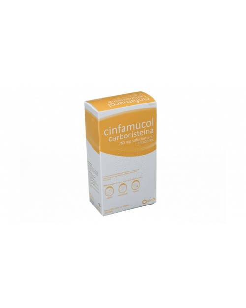 CINFAMUCOL CARBOCISTEINA 750 MG SOLUCION ORAL EN SOBRES