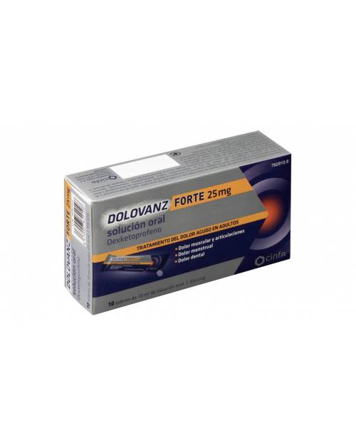 DOLOVANZ FORTE 25 MG SOLUCIÓN ORAL