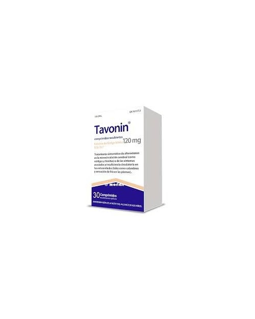 TAVONIN (120 MG 30 COMPRIMIDOS RECUBIERTOS )