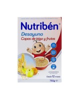 Nutribén® desayuno copos trigo con frutas 750g