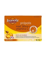 Juanola Pastillas Própolis con Miel, Altea + Vitamina C, Sabor Naranja