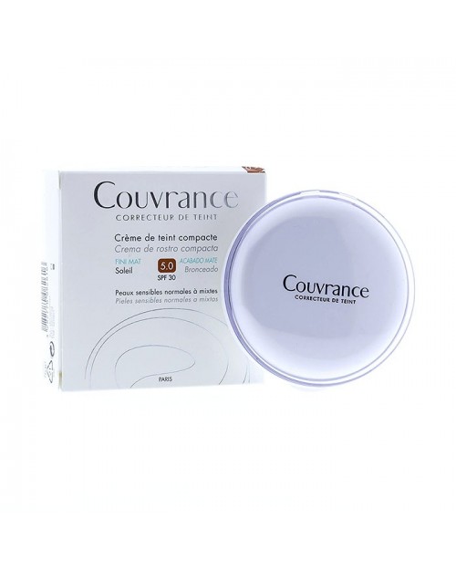 Avène Couvrance crema compacta oil free color bronceado 9,5g
